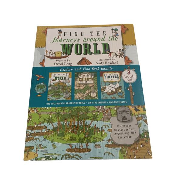 Find The Journeys Around The World Explore And Find Book Bundle 3 Book New - Picture 1 of 7